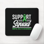 Mental Health Warrior Support Squad Mental Health Muismat (Met muis)
