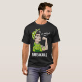 Mental Health Warrior Unbreakable  Awareness Month T-shirt (Voorkant volledig)