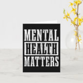 Mental Health's Awareness Month Einde van het Stig Kaart (Gele Bloem)