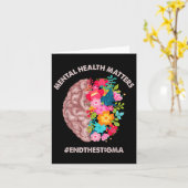 Mental Health's Awareness Month Shirt Einde van de Kaart (Gele Bloem)