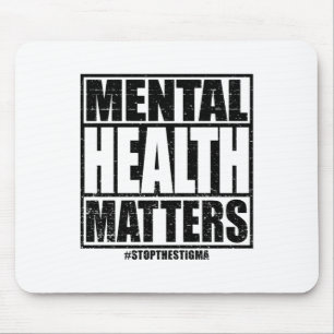 Mental Health's Mental Health Awareness Gear Stick Muismat