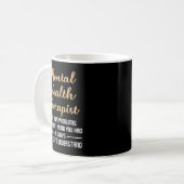 Mental Illness Health Counselor Gift - Therapist Q Koffiemok (Voorkant links)