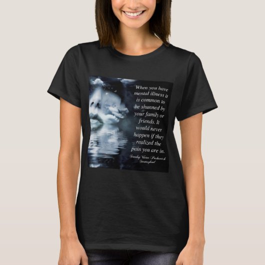 Mental Illness Meme Shunned T-shirt (Voorkant)
