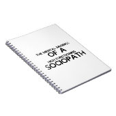 Mental Musings Sociopath Notitieboek (Rechterzijde)