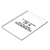 Mental Musings Sociopath Notitieboek (Linkerzijde)