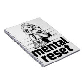 Mental Reset – Silent Reflection Edition Notitieboek (Rechterzijde)