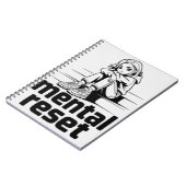 Mental Reset – Silent Reflection Edition Notitieboek (Linkerzijde)