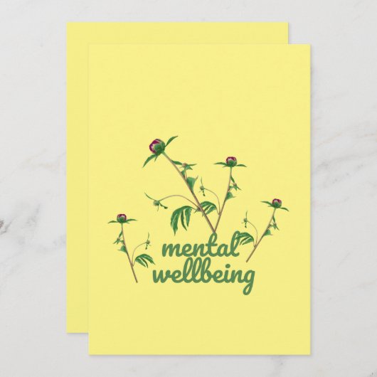 Mental Wellare Kaart (Voorkant / Achterkant)