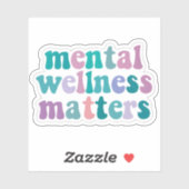 Mental Wellness Matters Sticker (Vel)