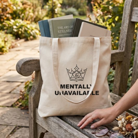 Mentale Afwezigheid Canvas Boodschappentas Tote Bag
