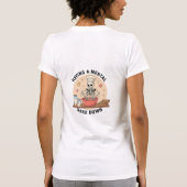 Mentale Bakdown T-shirt Grappige Bakkerij Skelet P (Achterkant)