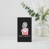 Mentale bewustwording Bloed Tattoo meisje Visitekaartje (Staand voorkant)