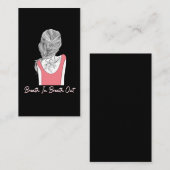 Mentale bewustwording Bloed Tattoo meisje Visitekaartje (Voorkant / Achterkant)