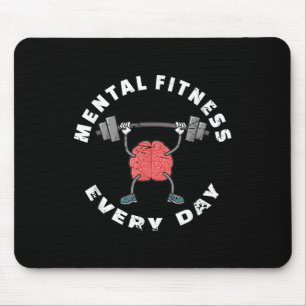 Mentale Fitness Elke Dag Hersengezondheid Bewustzi Muismat