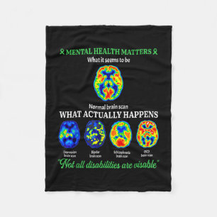Mentale gezondheid angst hersenen geen handicaps z fleece deken