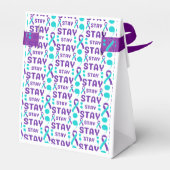 Mentale gezondheid bewustzijn blijf wikkelen bedankdoosjes (Achterkant)