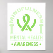 Mentale gezondheid Bewustzijn Mentale gezondheid M Poster (Voorkant)