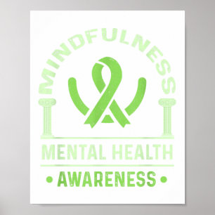 Mentale gezondheid Bewustzijn Mentale gezondheid M Poster