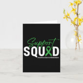 Mentale Gezondheid Bewustzijn Support Squad Green Kaart (Gele Bloem)