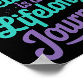 Mentale gezondheid Bewustzijn Zelfmoord voorkomen Poster (Hoek)