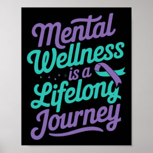 Mentale gezondheid Bewustzijn Zelfmoord voorkomen Poster