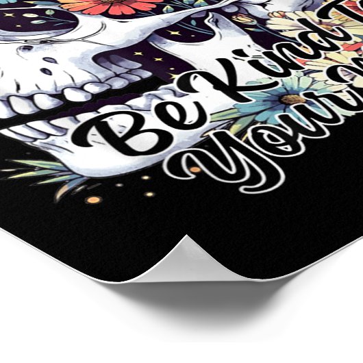 Mentale gezondheid bewustzijn zijn vriendelijk voo poster (Hoek)