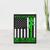 Mentale gezondheid Geestelijke gezondheid Bewustzi Kaart (Voorkant)