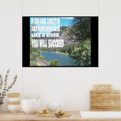 Mentale gezondheid is belangrijk. poster (Keuken)