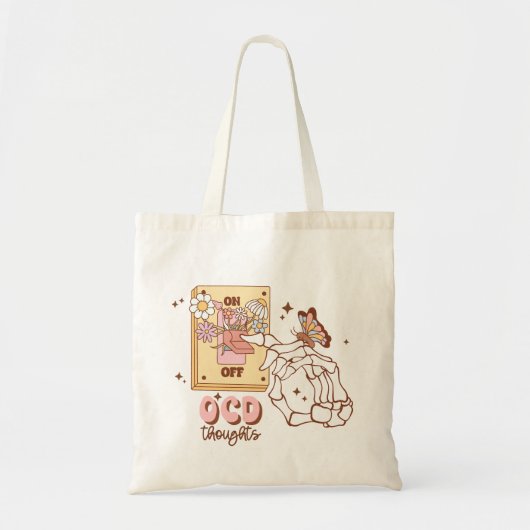 Mentale Gezondheid & OCD-bewustzijn Tote Bag (Voorkant)