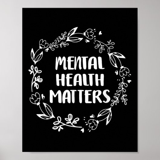 Mentale Gezondheid S Bewustzijn Zelfmoordpreventie Poster (Voorkant)