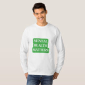 Mentale gezondheid – Verspreid bewustzijn T-shirt (Voorkant volledig)