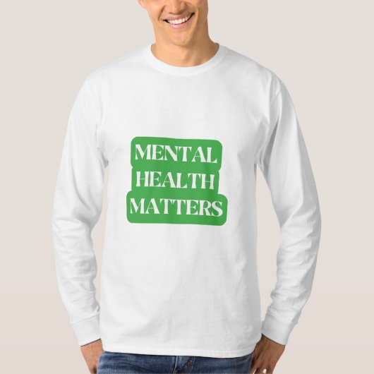 Mentale gezondheid – Verspreid bewustzijn T-shirt (Voorkant)