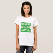 Mentale gezondheid – Verspreid bewustzijn T-shirt (Voorkant volledig)
