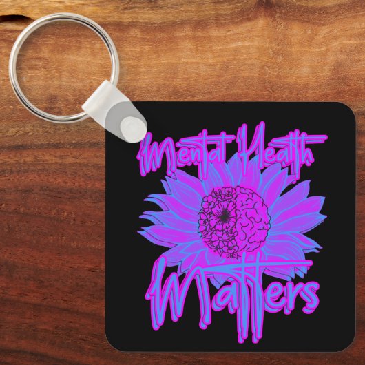 Mentale gezondheid zaken Sleutelhanger fob (Voorkant)