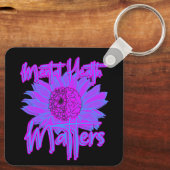 Mentale gezondheid zaken Sleutelhanger fob (Achterkant)