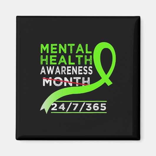 Mentale gezondheidsbewustmakingsmaand mei vecht te magneet (Voorkant)