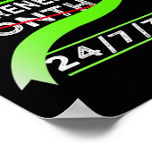 Mentale gezondheidsbewustmakingsmaand mei vecht te poster (Hoek)