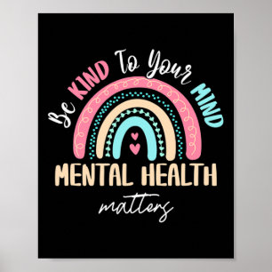 Mentale Gezondheidsbewustzijn Problemen met de gee Poster