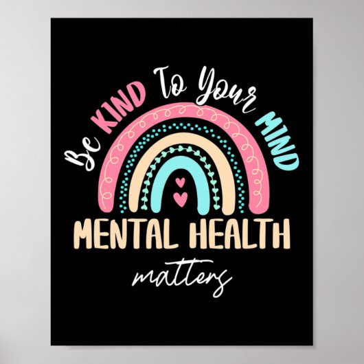 Mentale Gezondheidsbewustzijn Problemen met de gee Poster (Voorkant)