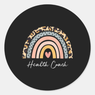 Mentale gezondheidscoach ronde sticker
