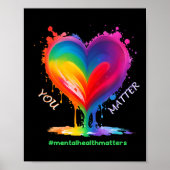 Mentale gezondheidsmaand voor mannen en vrouwen poster (Voorkant)