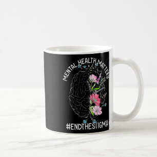 Mentale gezondheidsproblemen bewustmakingsmaand Ei Koffiemok