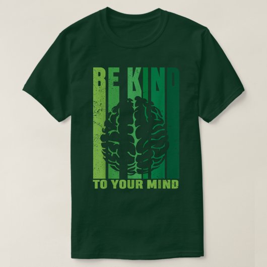 Mentale gezondheidsvoorlichting Funny Human Brain  T-shirt (Design voorkant)