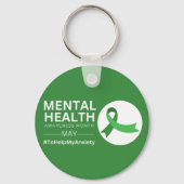 Mentale gezondheidsvoorlichting maand 2023 | Angst Sleutelhanger (Achterkant)