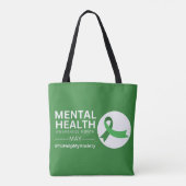 Mentale gezondheidsvoorlichting maand 2023 | Angst Tote Bag (Achterkant)