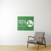 Mentale gezondheidsvoorlichting maand 2023 | Angst Wandkleed (In Situ (horizontaal))