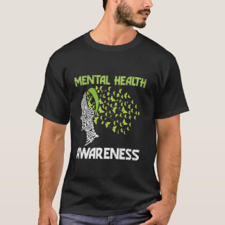 Mentale Gezondheidsvoorlichting Maand Word Cloud S T-shirt