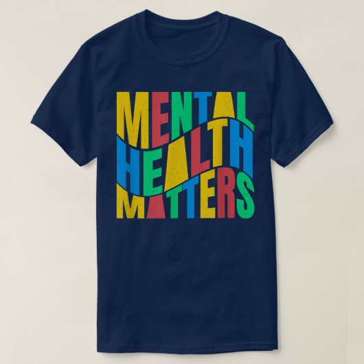 Mentale gezondheidsvoorlichting Mentale gezondheid T-shirt (Design voorkant)