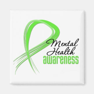 Mentale gezondheidsvoorlichting Ribbon Magneet