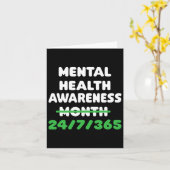 Mentale gezondheidsvoorlichting ter voorkoming van kaart (Gele Bloem)